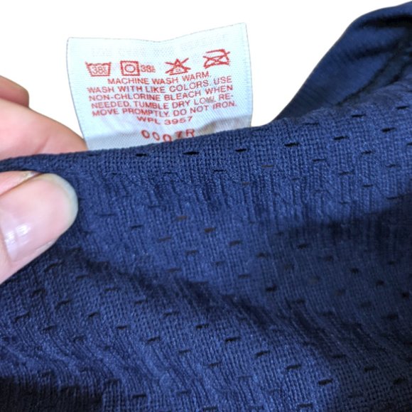 Vintage Rawlings Chicago Bears Football Jersey #50 Singletary - Navy Medium GHS - Picture 12 of 14